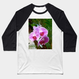 Lavender Orchid Baseball T-Shirt